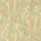 Sanderson Voyaging Koi Oriental Green/Honey Wallpaper Sample DWAW217114