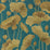 Sanderson Lotus Leaf Midnight/Copper Wallpaper Sample DWAW217127