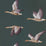 Sanderson Elysian Geese Amsterdam Green Wallpaper Sample DYSI216608