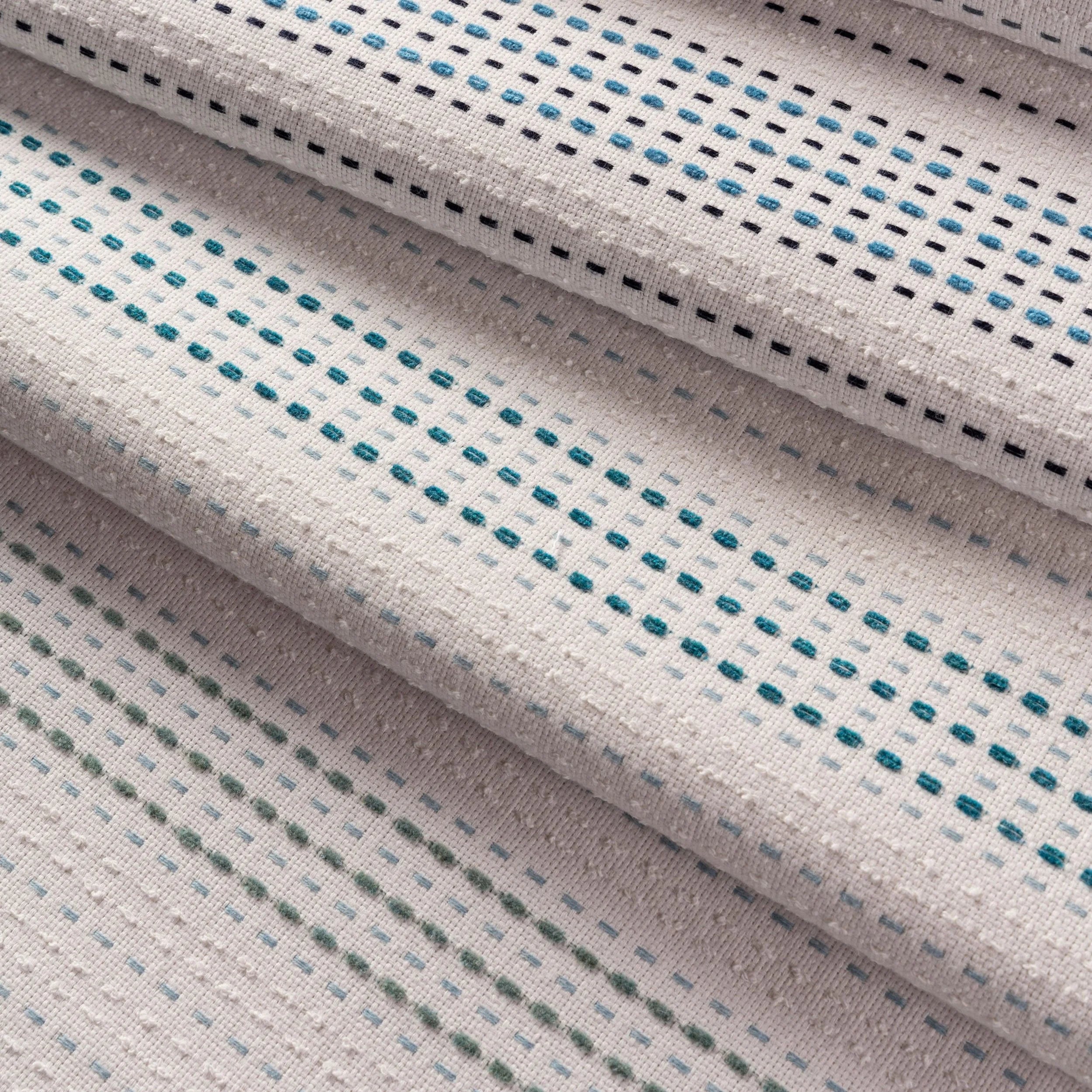 Link Outdoor Dash Teal Fabric Sample 202-46