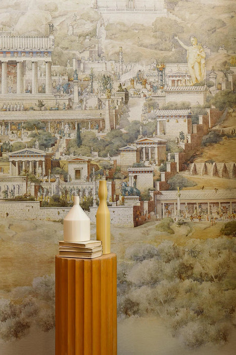 Pierre Frey Apollon Sable Wallpaper FP989001