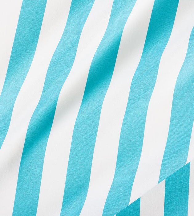 Old World Weavers Awning Stripe Turquoise Fabric Sample E451350002