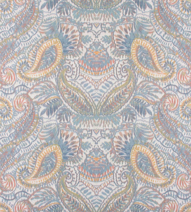 Old World Weavers Indra Slate Blue/Multi Fabric E568550001