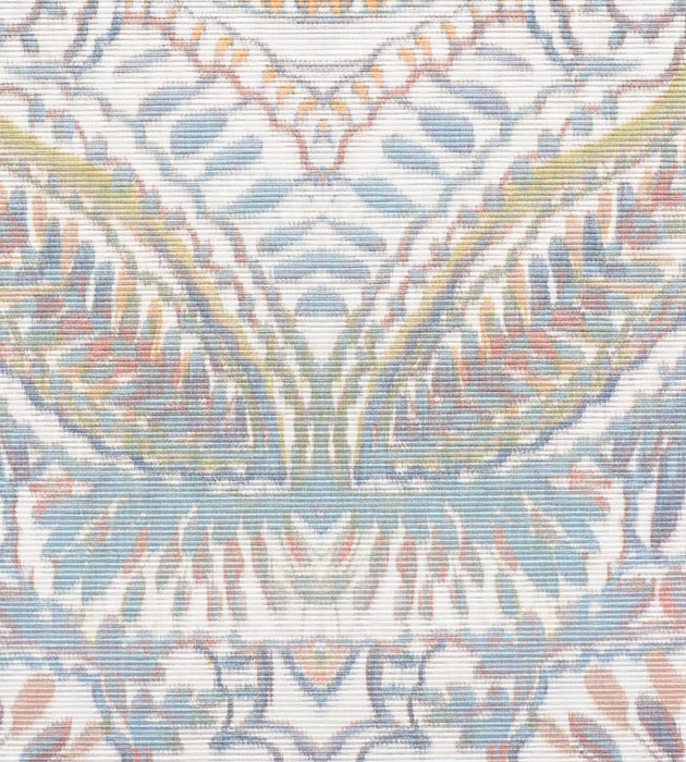 Old World Weavers Indra Slate Blue/Multi Fabric E568550001