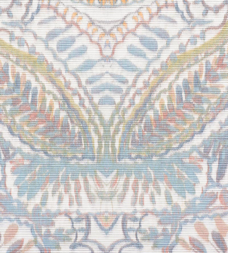 Old World Weavers Indra Slate Blue/Multi Fabric Sample E568550001