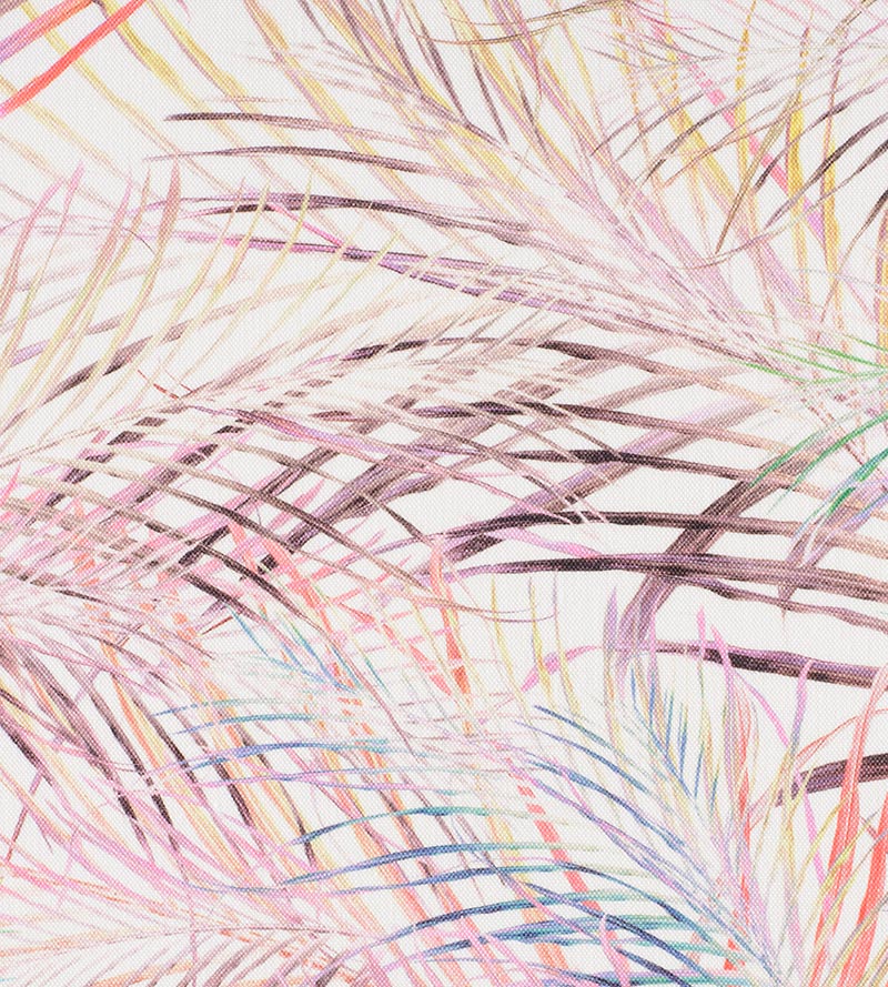 Old World Weavers Palmitos Coral Branch Fabric Sample E6CARA0002