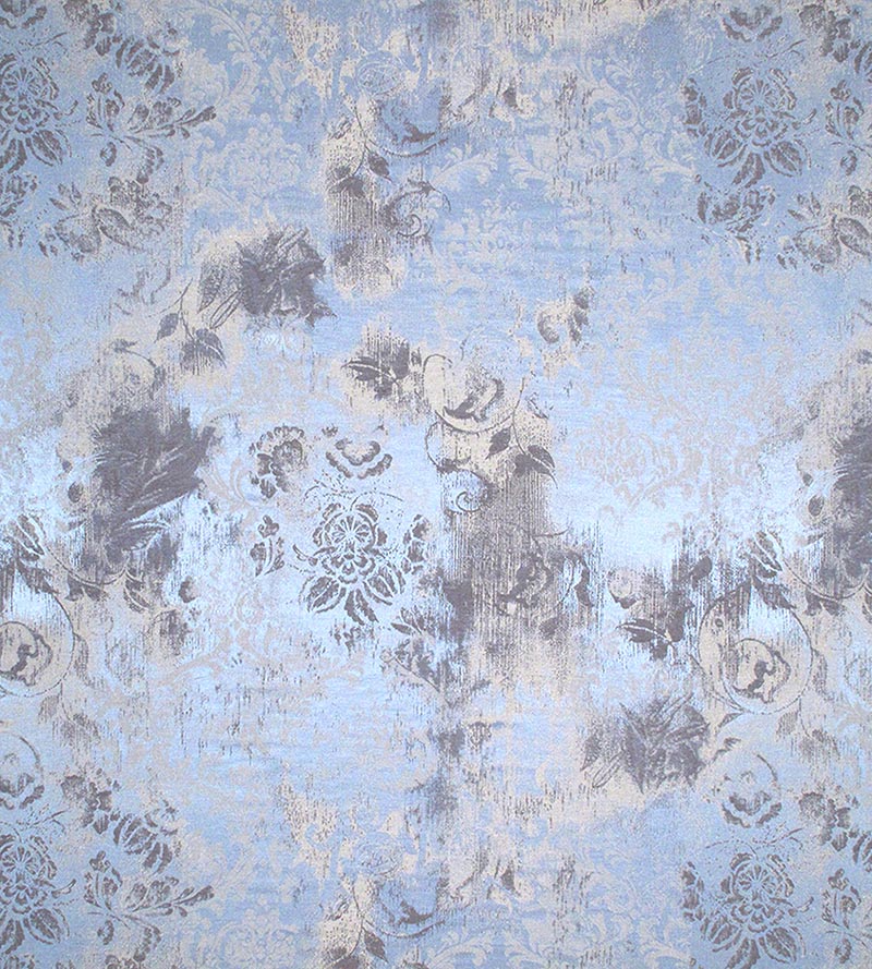 Old World Weavers Incontri Cadet Blue Fabric E7INCO0070