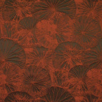 Old World Weavers Lotus Burnt Orange Fabric E7LOTU0110