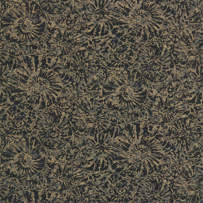 Harlequin Ammonite Charcoal/Brass Wallpaper Sample EANW112562