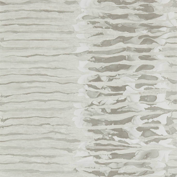 Harlequin Ripple Stripe Mist Wallpaper Sample EANW112580