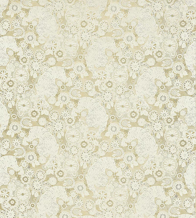 Old World Weavers Siberian Tiger White Tawny Fabric Sample EA18V10001