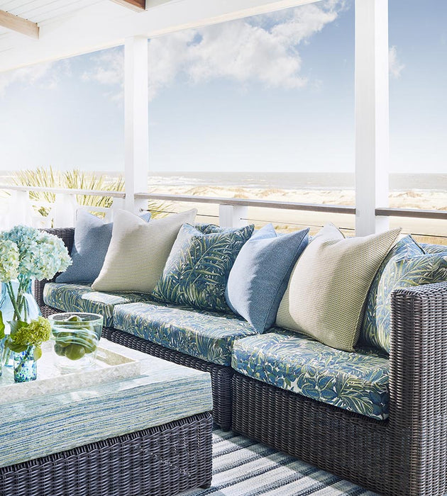 Old World Weavers Playa Jardin Tapestry Verdure Fabric Sample EA55530001