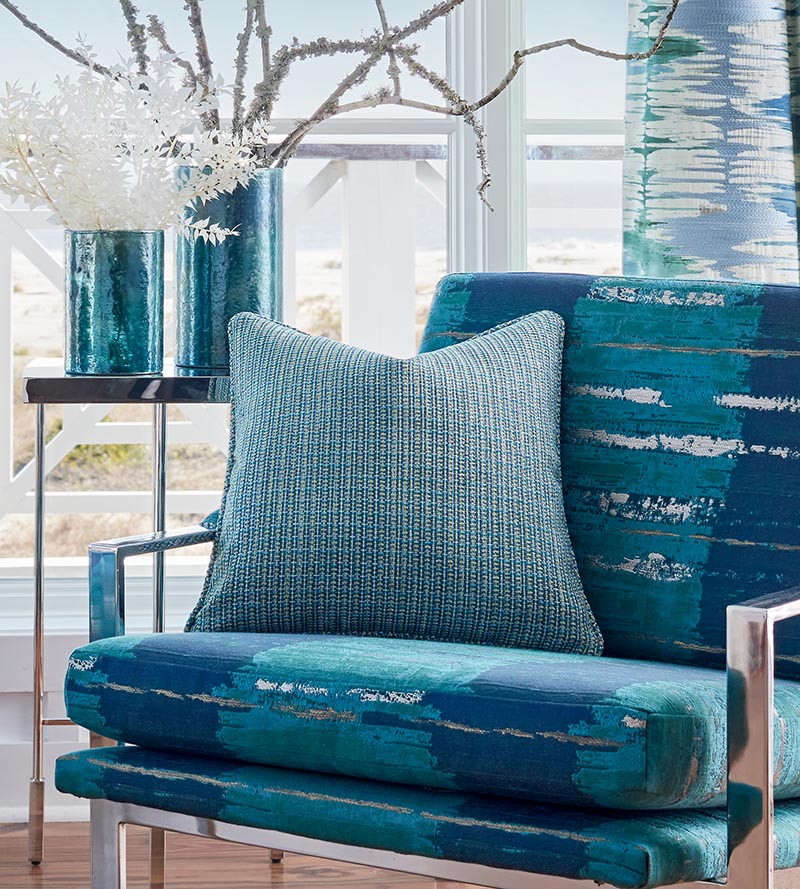 Old World Weavers Laterite Peacock Fabric Sample EA16010003