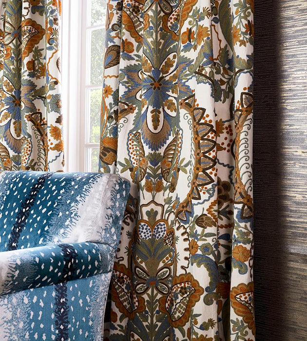 Old World Weavers Lalita Crewel Antique Fabric Sample EG23900002