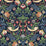 Seabrook Designs Fragaria Garden Midnight Blue Wallpaper Sample ET11202
