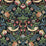 Seabrook Designs Fragaria Garden Ebony Wallpaper Sample ET11210