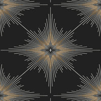 Seabrook Designs North Star Ebony Wallpaper ET11410