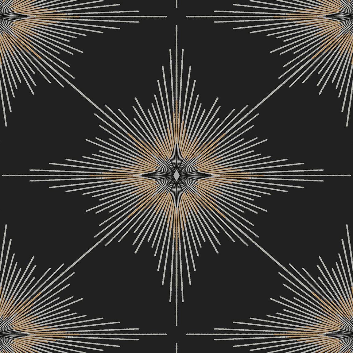 Seabrook Designs North Star Ebony Wallpaper ET11410