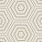 Seabrook Designs Hex Topography Lunar Rock & Argos Grey Wallpaper Sample ET11905