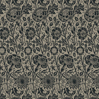 Seabrook Designs Tonal Floral Trail Taupe & Ebony Wallpaper ET12518