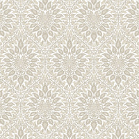 Seabrook Designs Luna Ogee Natural Cream Wallpaper ET12905