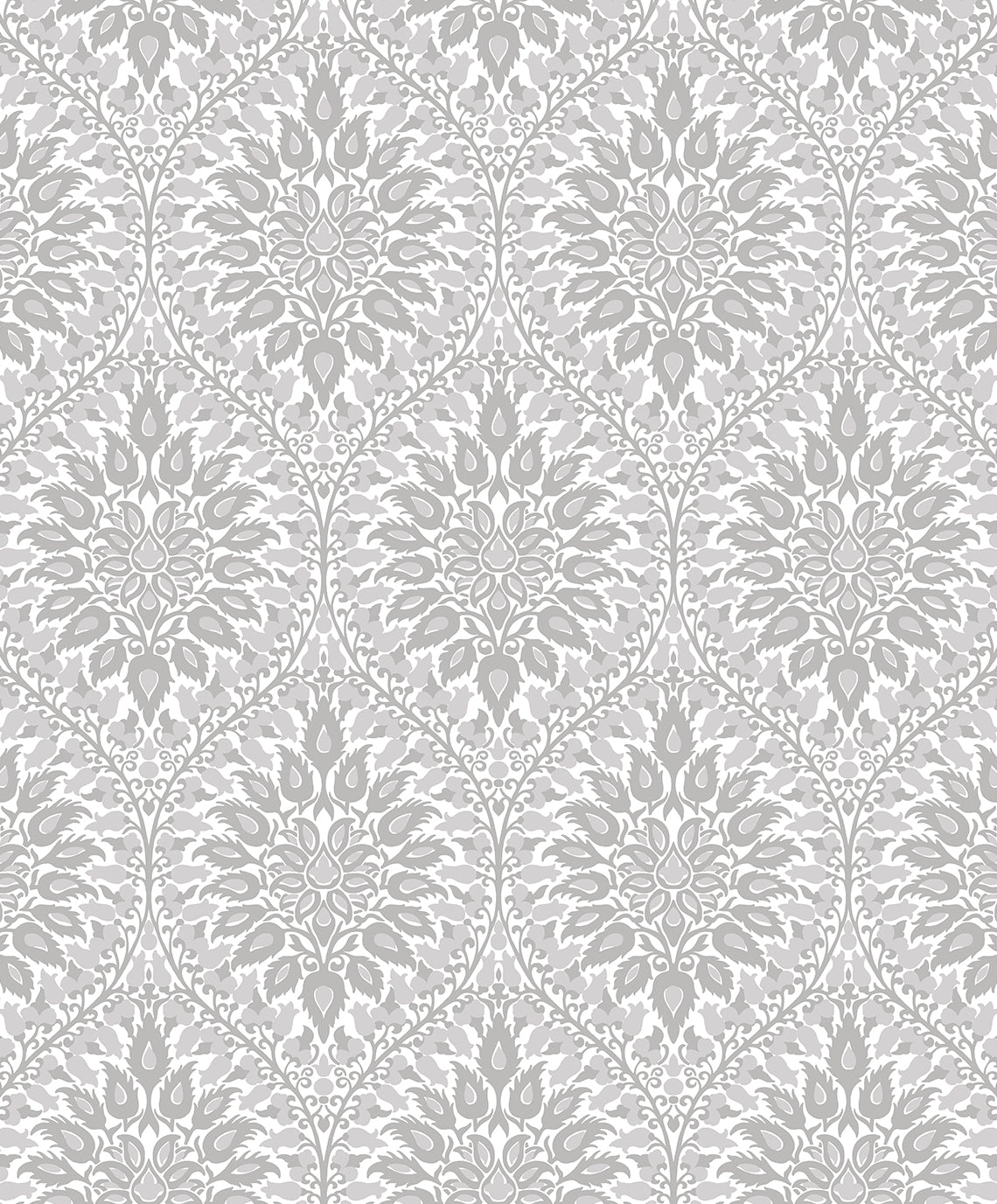 Seabrook Designs Luna Ogee Daydream Grey Wallpaper ET12908