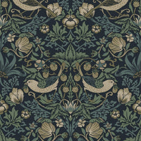Seabrook Designs Strawberry Meadow Blue Wallpaper ET13402