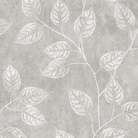 Seabrook Designs Branch Trail Silhouette Slate Wallpaper EW10808
