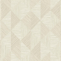 Seabrook Designs Diamond Inlay Beige Wallpaper EW11707
