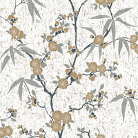 Seabrook Designs Blossom Cork Gold Chip Wallpaper EW11905