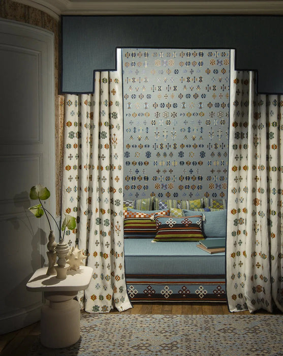 Pierre Frey Kasbah Indigo Fabric Sample F3955002