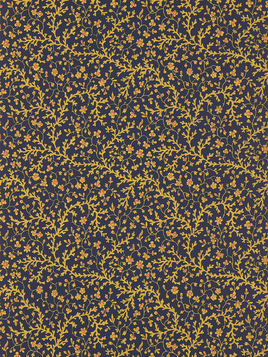 Pierre Frey Fleurs De Corail Marine Wallpaper Sample FP787004