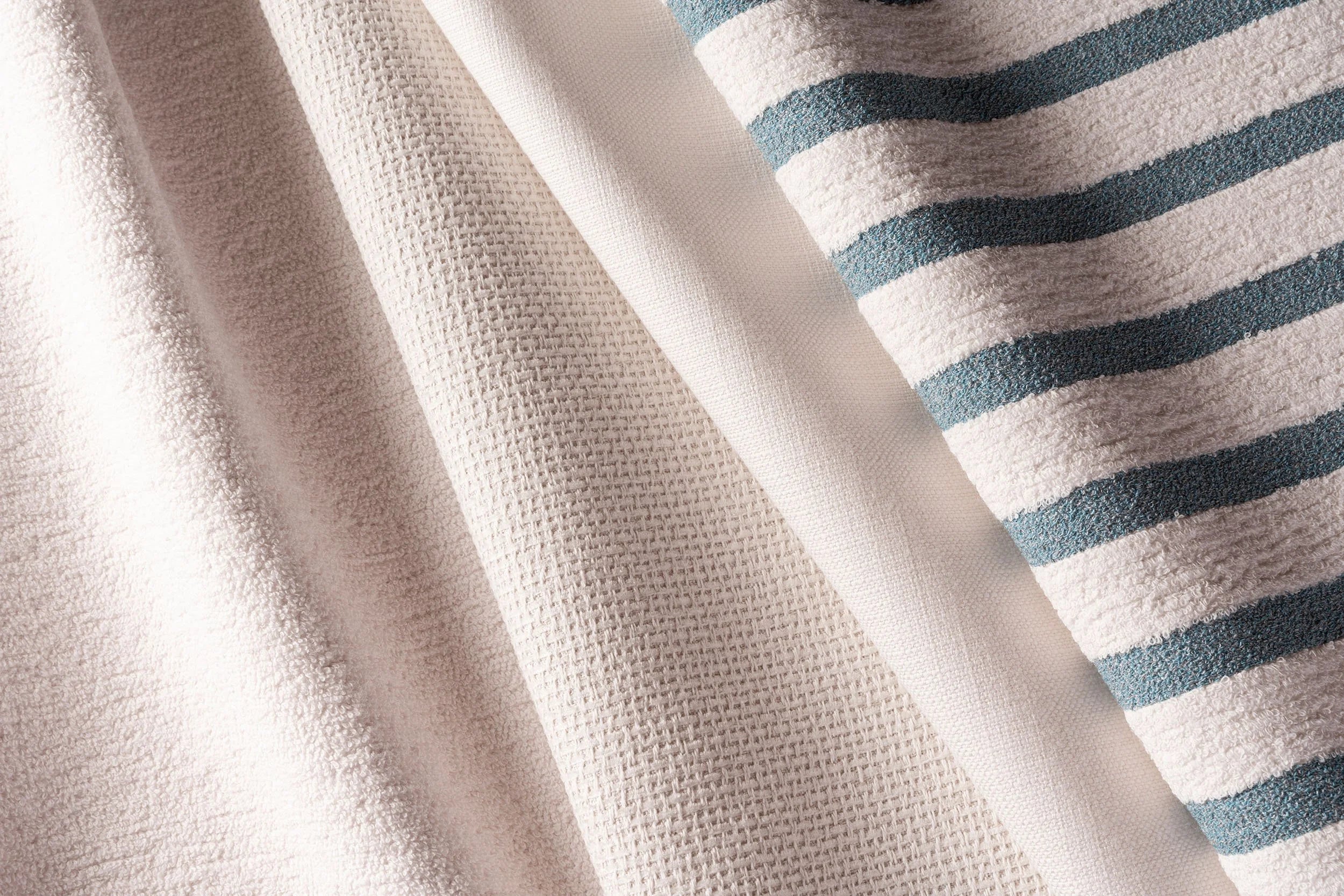 Link Outdoor Lido Stripe Sky Fabric Sample 560-43