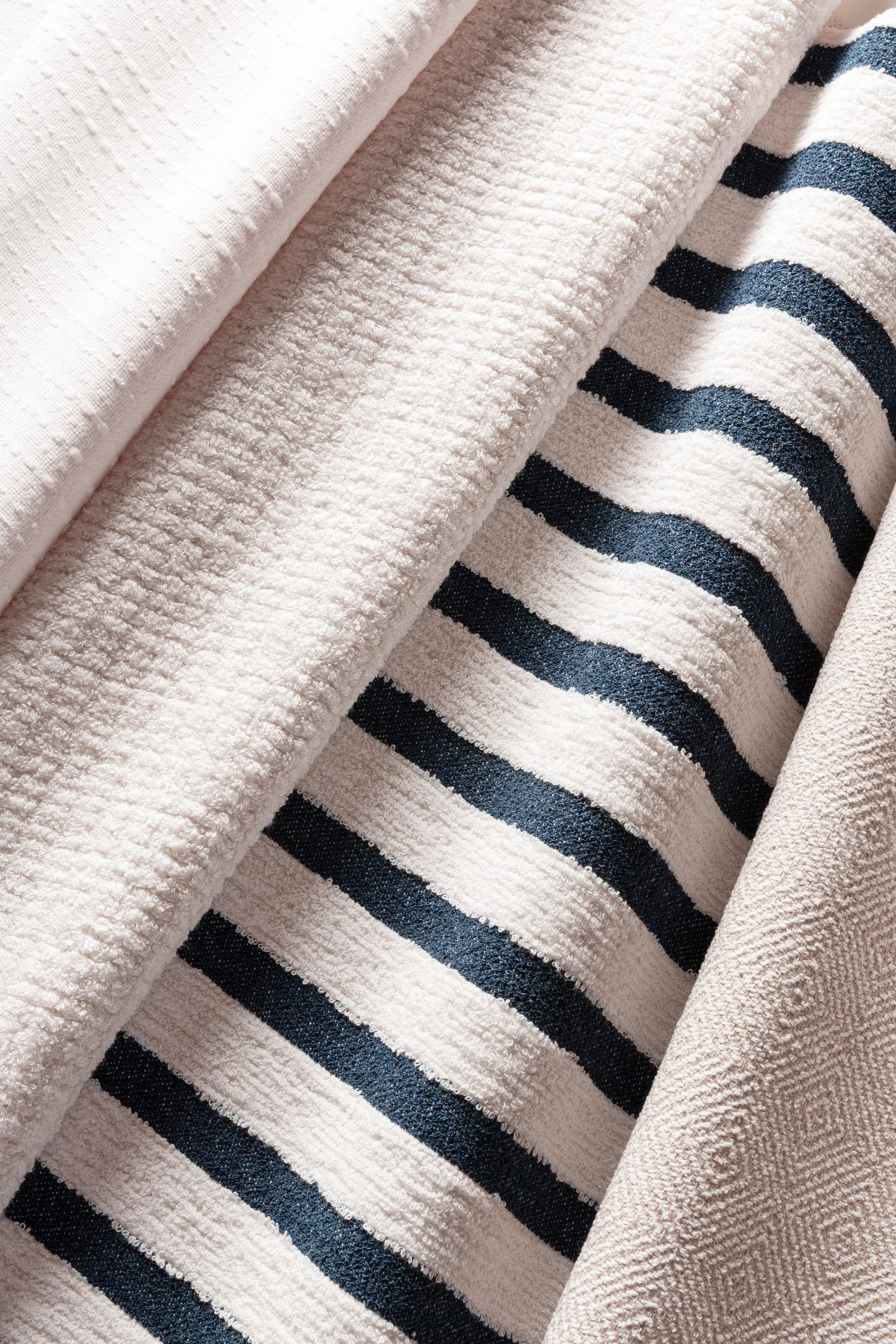 Link Outdoor Lido Stripe Cobalt Fabric Sample 560-51