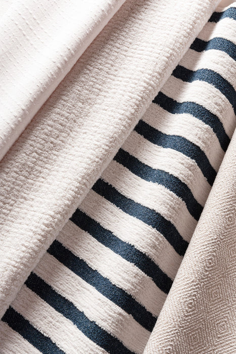 Link Outdoor Lido Stripe Cobalt Fabric Sample 560-51