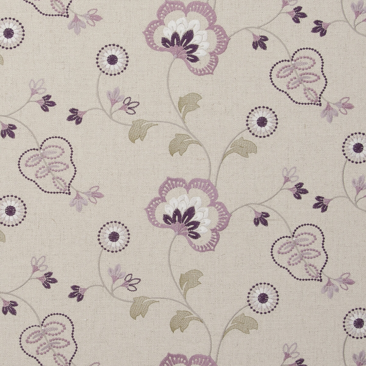 Clarke & Clarke Chatsworth Orchid Fabric Sample F0735/05.CAC.0