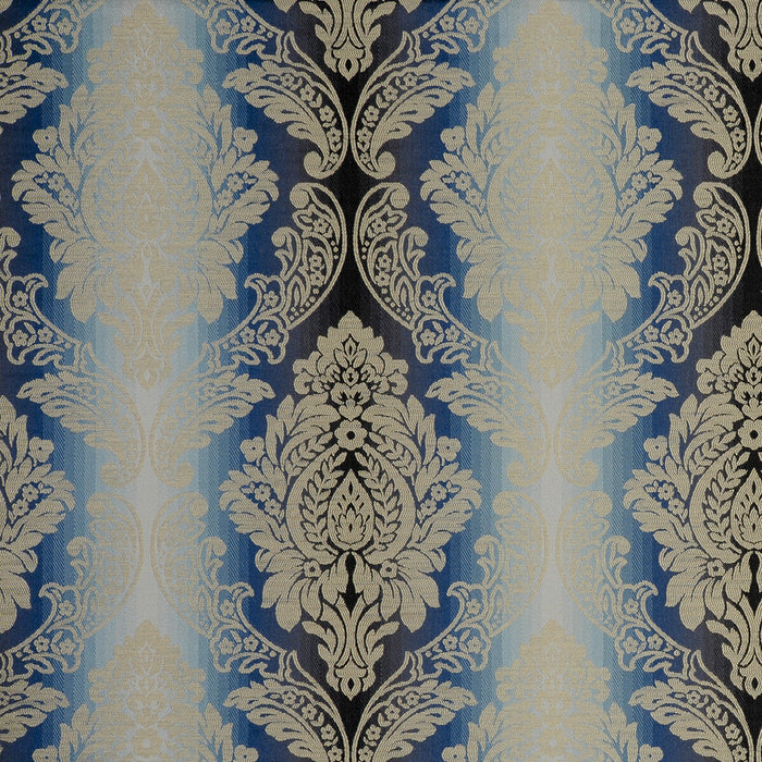 Clarke & Clarke Ornato Aqua Fabric Sample F0792/01.CAC.0
