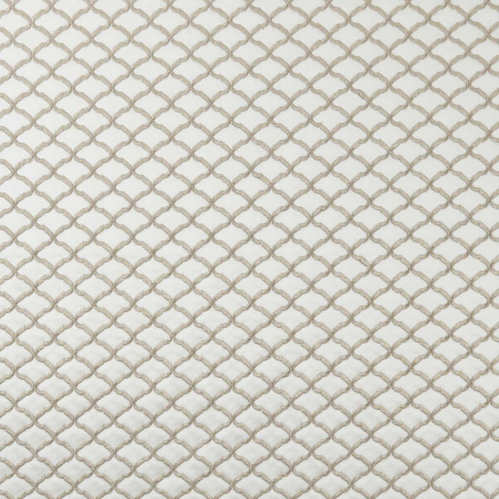 Clarke & Clarke Reggio Ivory Fabric Sample F0872/04.CAC.0