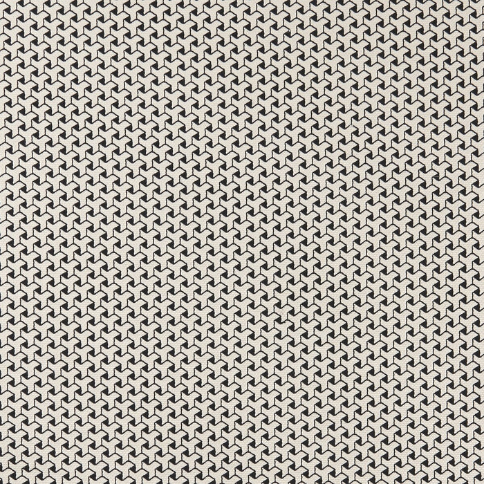 Clarke & Clarke Bw1034 Black/White Fabric Sample F0907/01.CAC.0