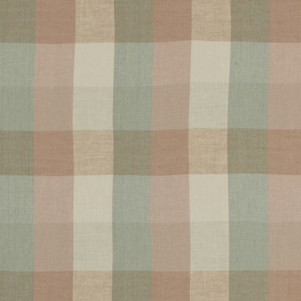 Clarke & Clarke Austin Check Mineral/Blush Fabric Sample F1042/06.CAC.0