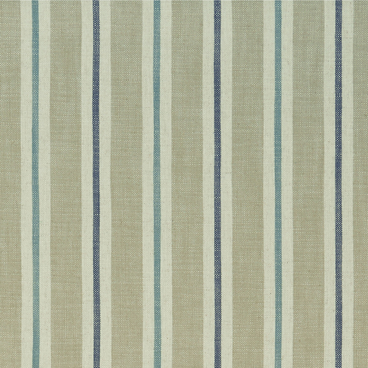 Clarke & Clarke Sackville Stripe Eau De Nil/Linen Fabric Sample F1046/02.CAC.0