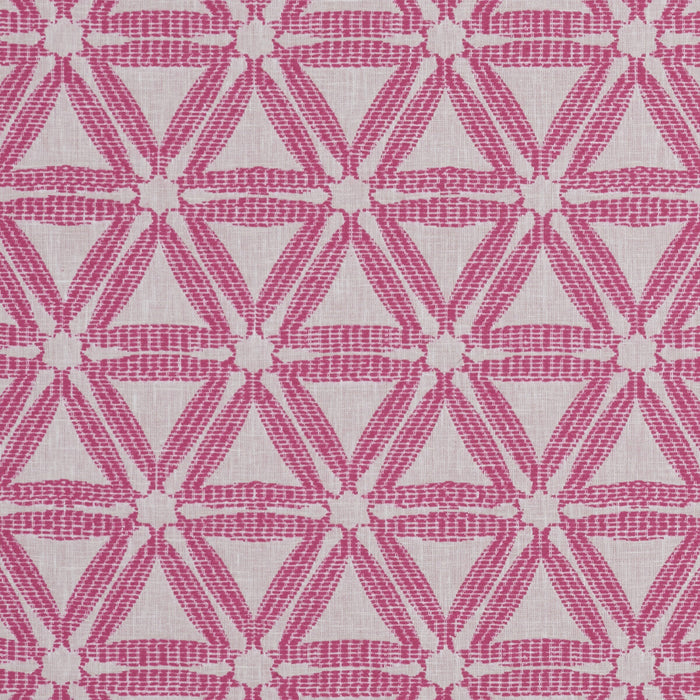 Clarke & Clarke Delta Raspberry Fabric Sample F1053/04.CAC.0