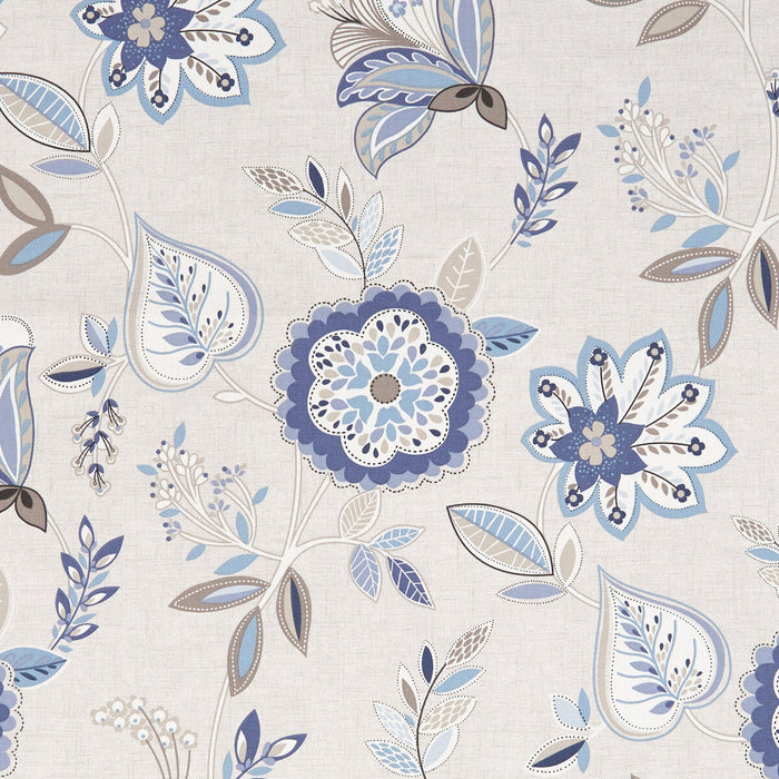 Clarke & Clarke Octavia Denim Fabric Sample F1066/03.CAC.0