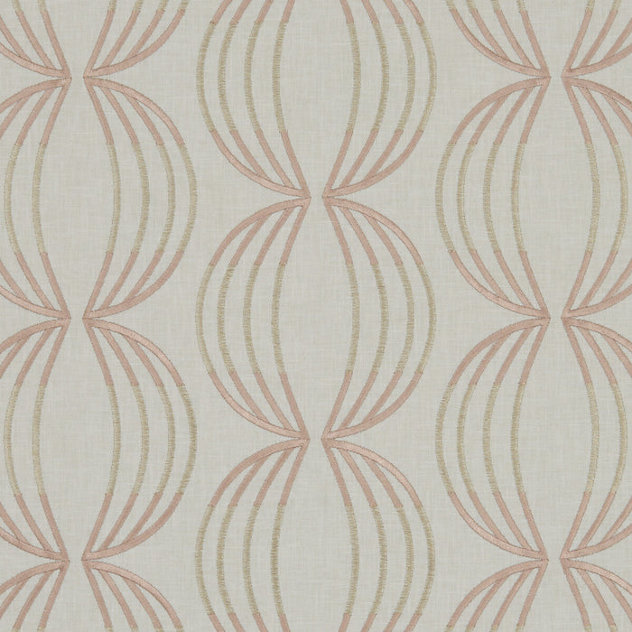 Clarke & Clarke Carraway Rose Gold Fabric Sample F1070/06.CAC.0