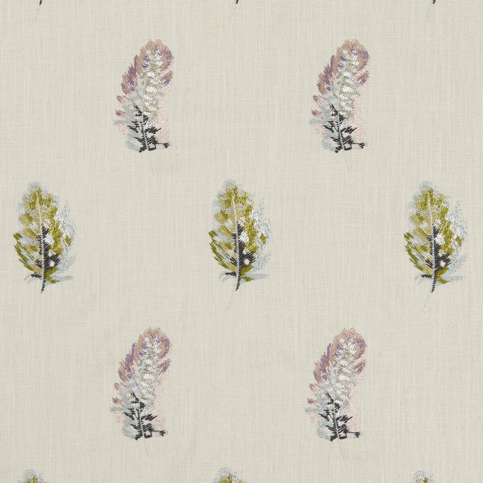 Clarke & Clarke Plumis Multi/Gilver Fabric Sample F1082/04.CAC.0