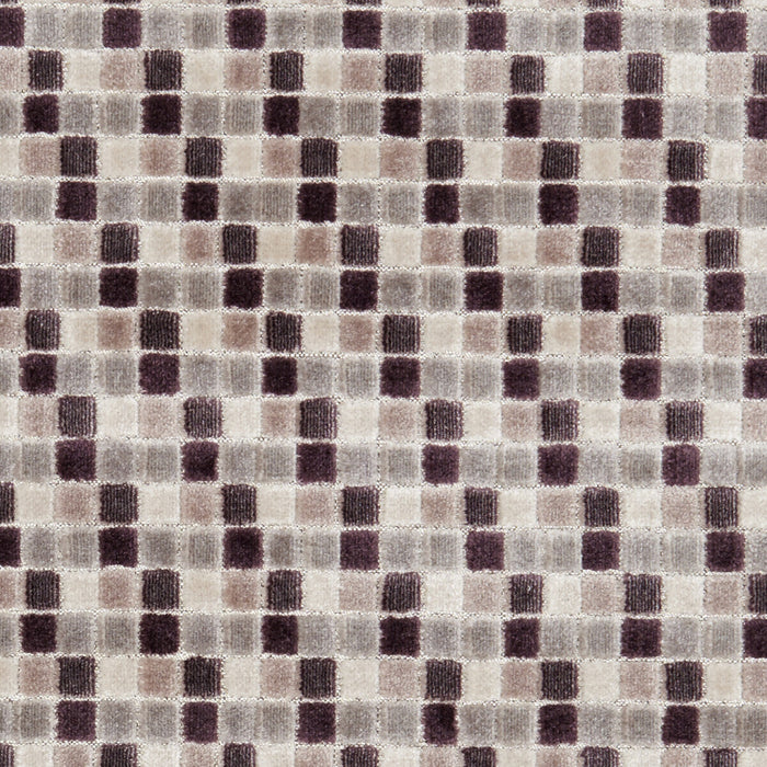 Clarke & Clarke Tribeca Damson Fabric Sample F1086/02.CAC.0
