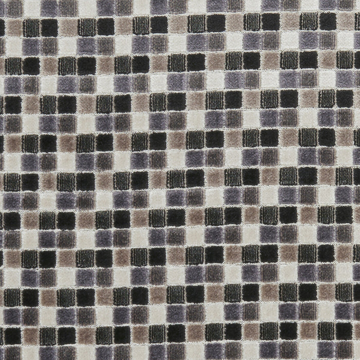 Clarke & Clarke Tribeca Ebony Fabric Sample F1086/04.CAC.0