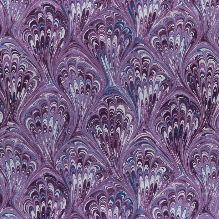 Clarke & Clarke Pavone Amethyst Fabric Sample F1094/01.CAC.0