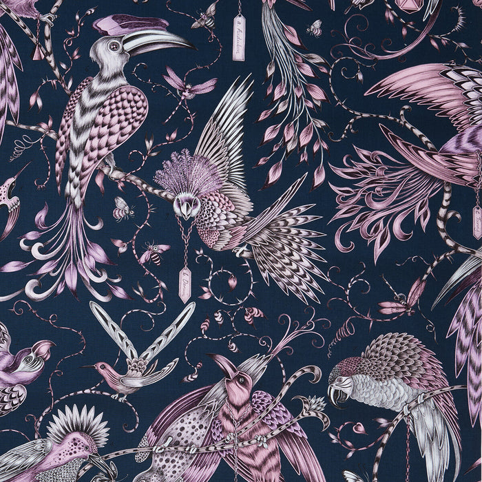 Clarke & Clarke Audubon Pink Fabric Sample F1108/04.CAC.0