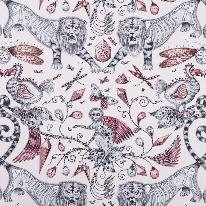 Clarke & Clarke Extinct Pink Fabric Sample F1109/05.CAC.0